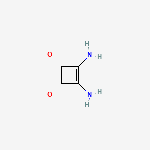 Chemical structure of 3,4-Diaminocyclobut-3-ene-1,2-dione