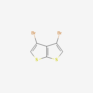 Chemical structure of 3,4-Dibromo-thieno[2,3-b]thiophene