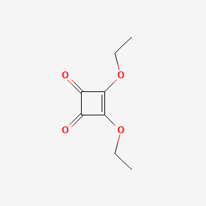 Chemical structure of Diethyl squarate