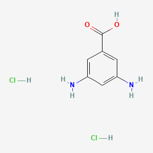 Chemical structure of 3,5-Diaminobenzoic acid dihydrochloride