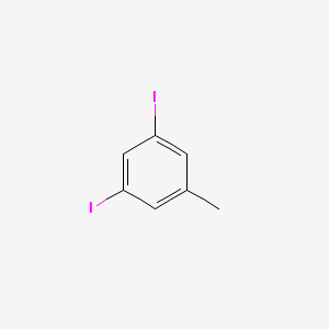 Chemical structure of 3,5-Diiodotoluene