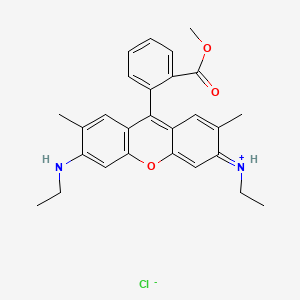 Chemical structure of Basic Red 1:1
