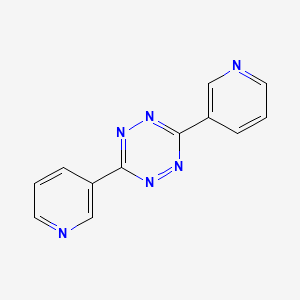 Chemical structure of 3,6-Di(pyridin-3-yl)-1,2,4,5-tetrazine