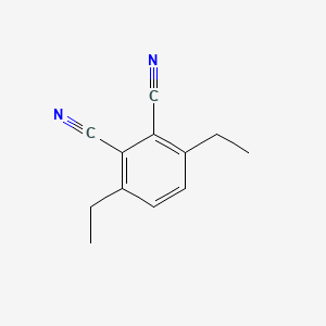 Chemical structure of 3,6-Diethylphthalonitrile