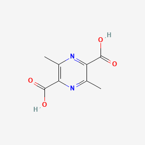 Chemical structure of 3,6-Dimethylpyrazine-2,5-dicarboxylic acid
