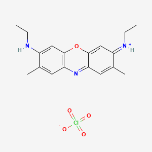 Chemical structure of Oxazine 4 Perchlorate