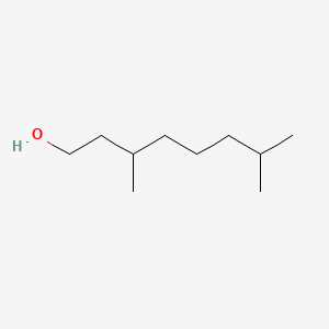 Chemical structure of 3,7-Dimethyloctan-1-ol