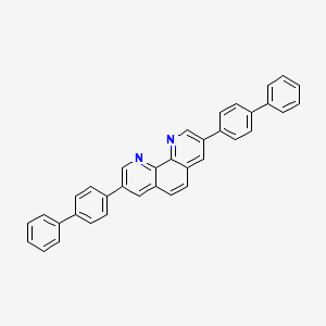 Chemical structure of 3,8-Di([1,1'-biphenyl]-4-yl)-1,10-phenanthroline