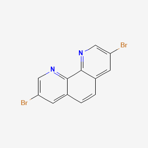 Chemical structure of 3,8-Dibromo-1,10-phenanthroline