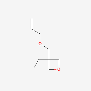 Chemical structure of 3-[(Allyloxy)methyl]-3-ethyloxetane