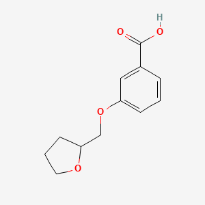 Chemical structure of 3-(Oxolan-2-ylmethoxy)benzoic acid