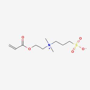 Chemical structure of 3-[[2-(Acryloyloxy)ethyl]dimethylammonio]propane-1-sulfonate