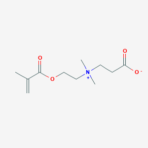 Chemical structure of 3-[[2-(Methacryloyloxy)ethyl]dimethylammonio]propionate