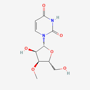 Chemical structure of 3'-O-Methyluridine