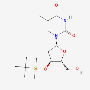Chemical structure of 3'-O-t-Bulyldimethylsilylthymidine