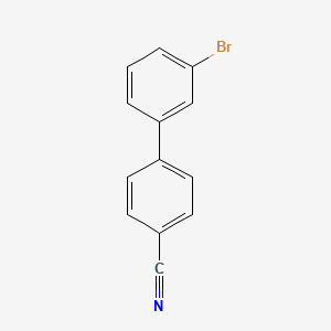 Chemical structure of 3′-Bromobiphenyl-4-carbonitrile