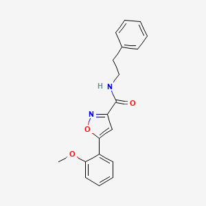Chemical structure of 3′H-Cyclopropa[8,25][5,6]fullerene-C70-D5h(6)-3′-carboxylic acid