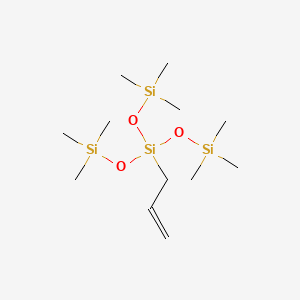 Chemical structure of Allyltris(trimethylsilyloxy)silane