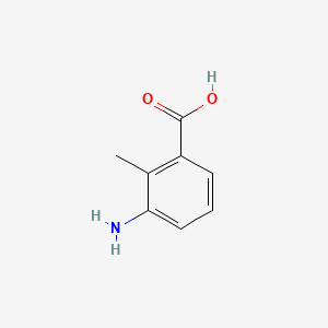 Chemical structure of 3-Amino-2-methylbenzoic acid