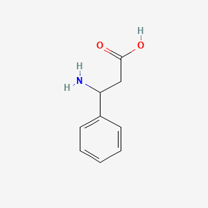 Chemical structure of DL-beta-Phenylalanine
