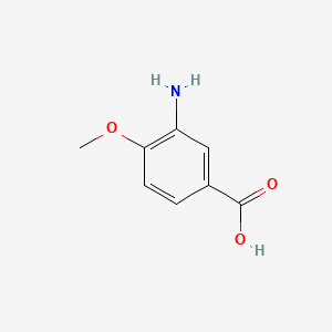 Chemical structure of 3-Amino-4-methoxybenzoic acid