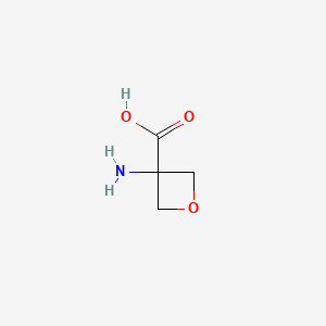 Chemical structure of 3-aminooxetane-3-carboxylic acid