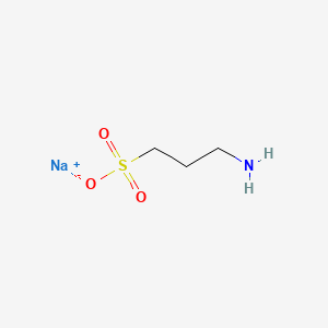 Chemical structure of 3-Aminopropanesulfonic acid sodium salt
