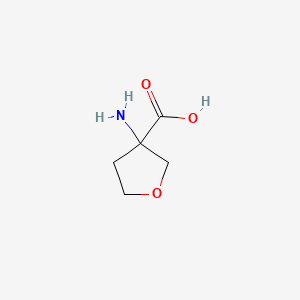 Chemical structure of 3-Aminotetrahydrofuran-3-carboxylic acid