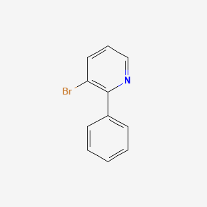 Chemical structure of 3-Bromo-2-phenylpyridine