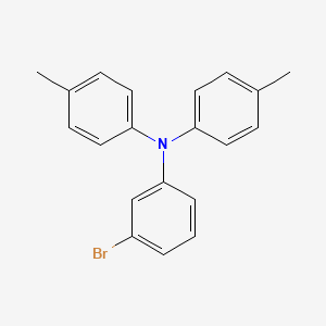 Chemical structure of 3-Bromo-4',4''-dimethyltriphenylamine