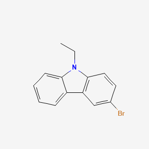 Chemical structure of 3-Bromo-9-ethylcarbazole