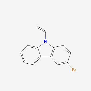 Chemical structure of 3-Bromo-9-vinyl-9H-carbazole