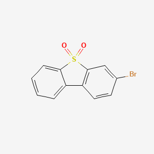 Chemical structure of 3-Bromodibenzothiophene 5,5-Dioxide