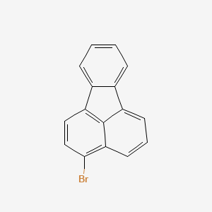 Chemical structure of 3-Bromofluoranthene