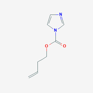 Chemical structure of 3-Buten-1-yl 1H-imidazole-1-carboxylate