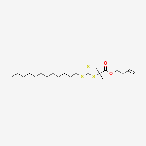 Chemical structure of alkene RAFT agent