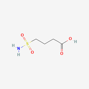 Chemical structure of 4-sulfamoylbutanoic Acid