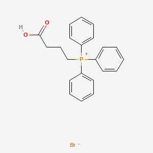 Chemical structure of 3-Carboxypropyltriphenylphosphonium bromide