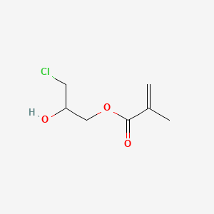 Chemical structure of 3-Chloro-2-hydroxypropylmethacrylate