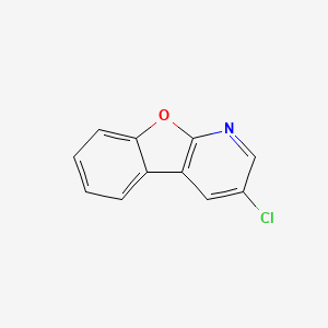 Chemical structure of 3-Chlorobenzofuro[2,3-b]pyridine