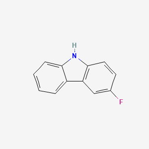 Chemical structure of 3-Fluorocarbazole