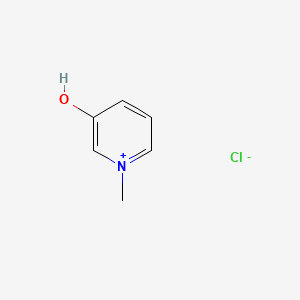 Chemical structure of 3-Hydroxy-1-methylpyridin-1-ium chloride
