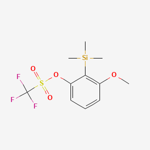 Chemical structure of 3-Methoxy-2-(trimethylsilyl)phenyl trifluoromethanesulfonate