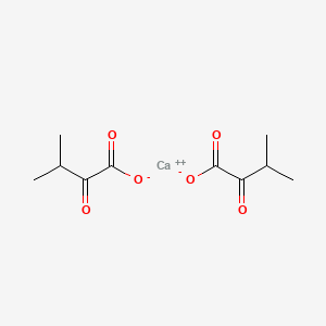 Chemical structure of Calcium 3-methyl-2-oxobutyrate