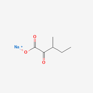 Chemical structure of Sodium 3-methyl-2-oxopentanoate