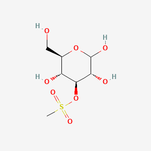 Chemical structure of 3-O-Mesyl-D-glucose