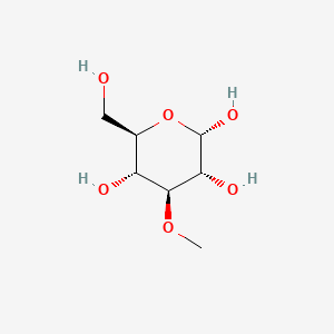 Chemical structure of 3-O-Methyl-D-glucopyranose