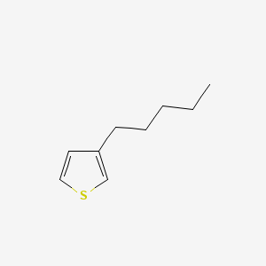 Chemical structure of 3-Pentylthiophene