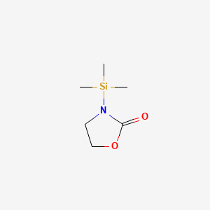 Chemical structure of 3-Trimethylsilyl-2-oxazolidinone