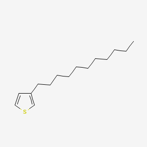 Chemical structure of 3-Undecylthiophene